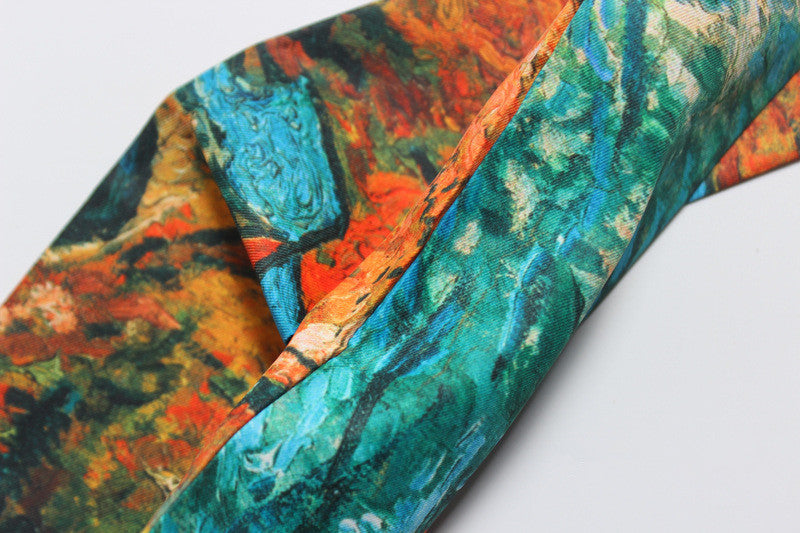Painting Twilly Scarf - Aoweisen