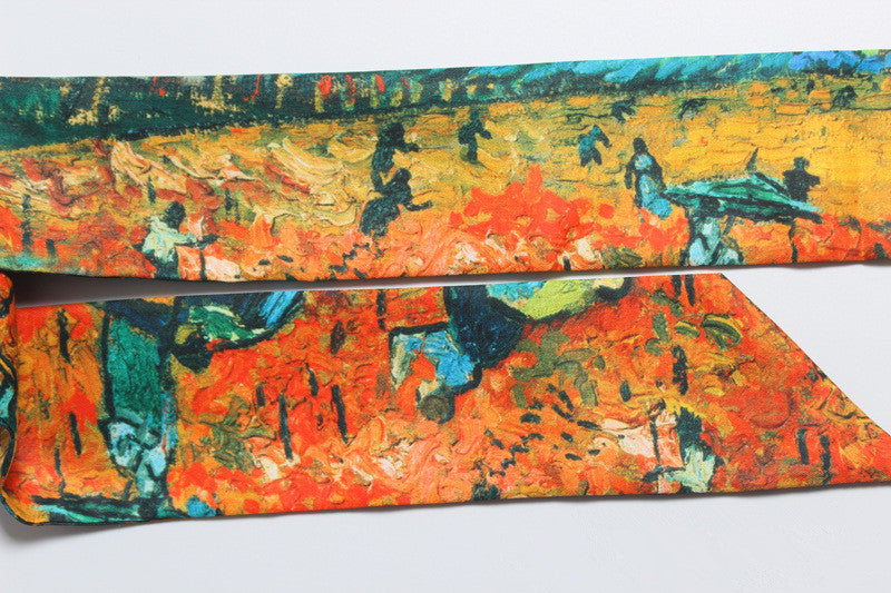 Painting Twilly Scarf - After The Thunderstorm