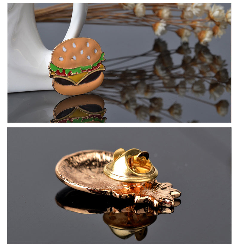Fast Food Brooch Pin - Hotdog