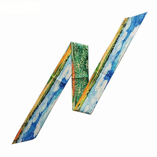 Painting Twilly Scarf - Aoweisen