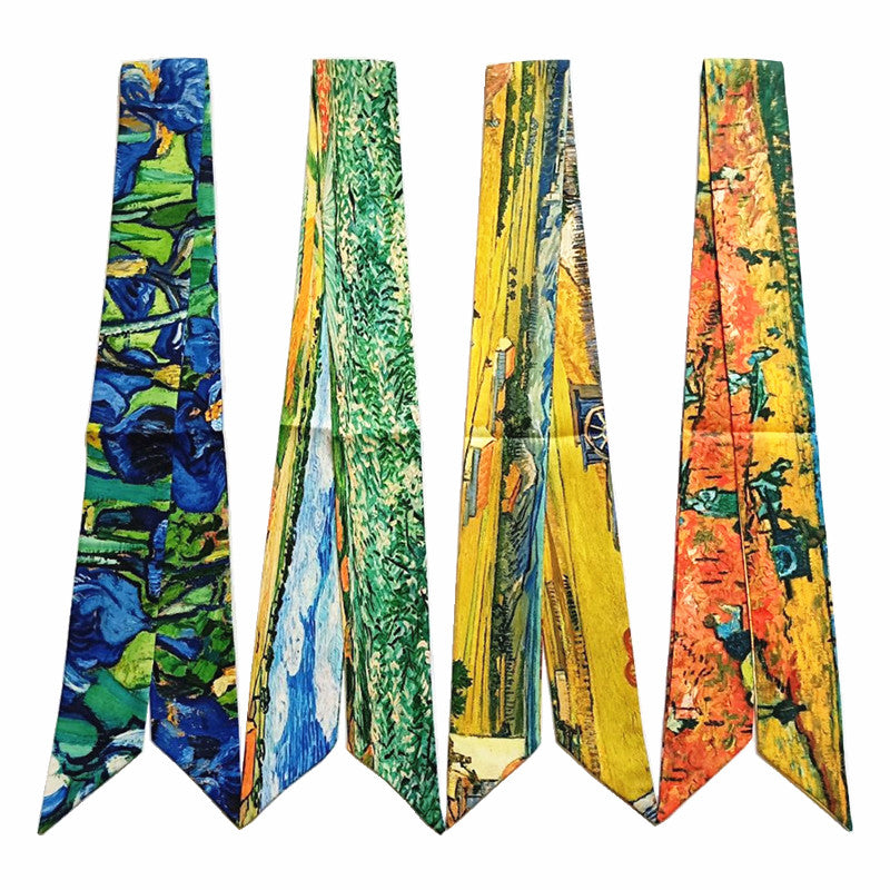 Painting Twilly Scarf - Field