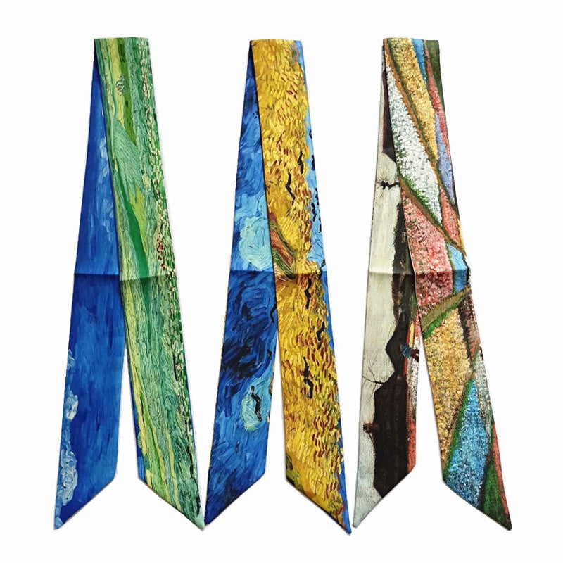 Painting Twilly Scarf - Field