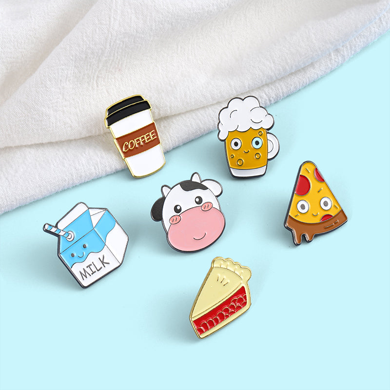 Food Enamel Pin - Coffee