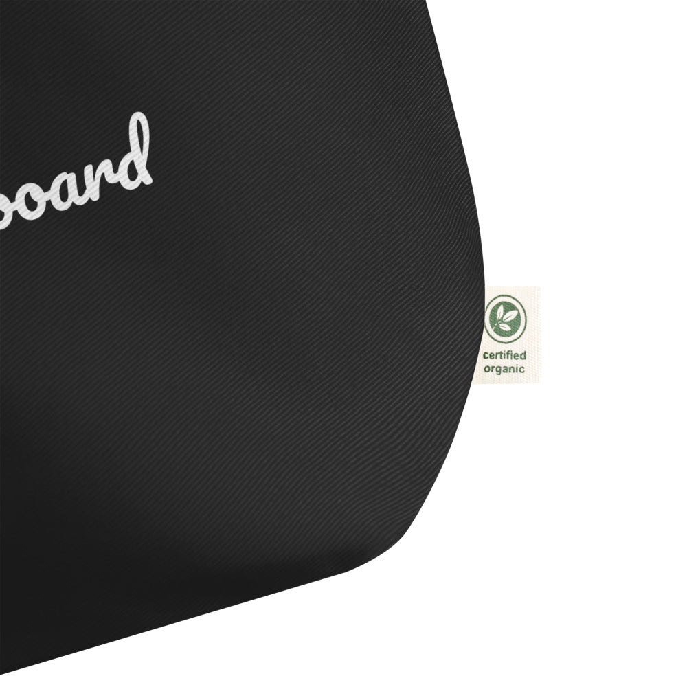 Large Organic Tote Bag- Welcome Aboard