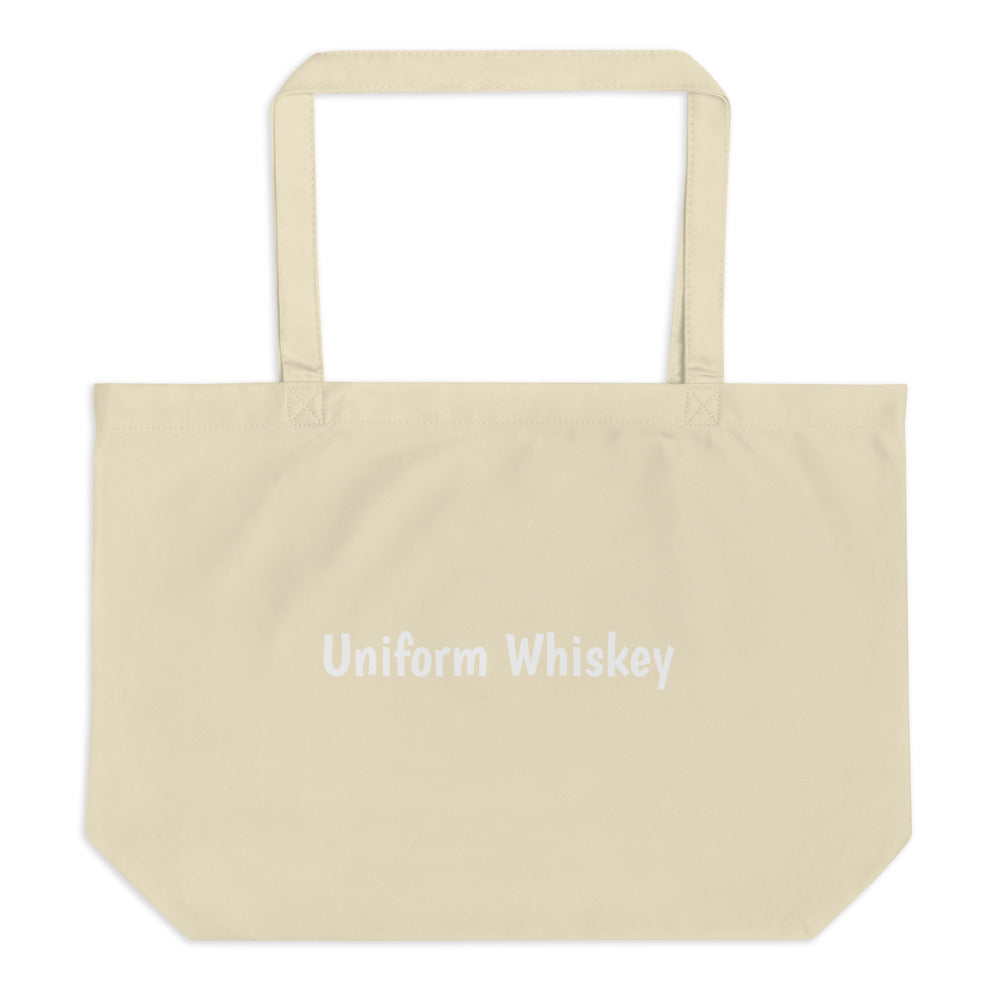 Large Organic Tote Bag - Phonetic Alphabet