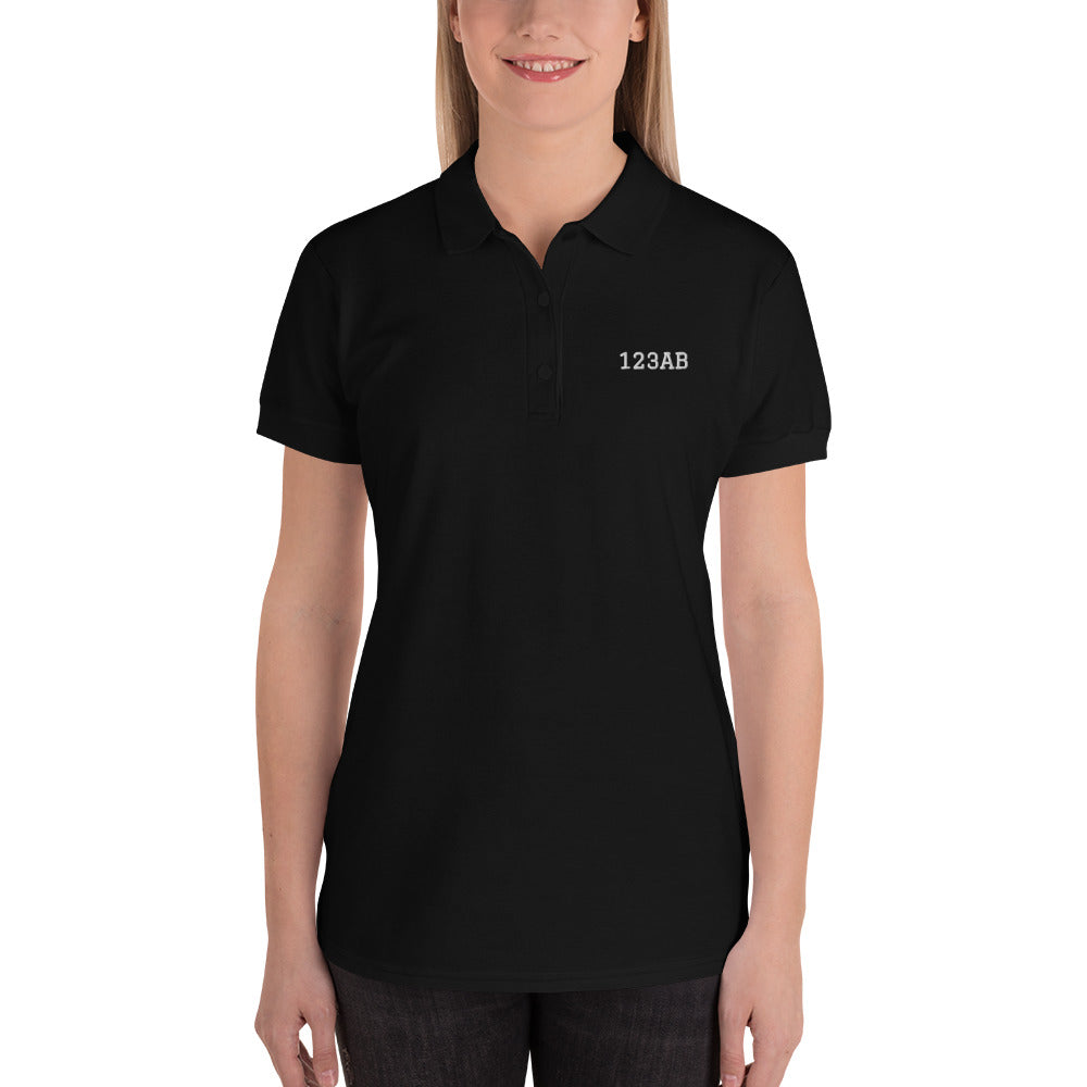 Embroidered Polo Shirt - Tail Numbers