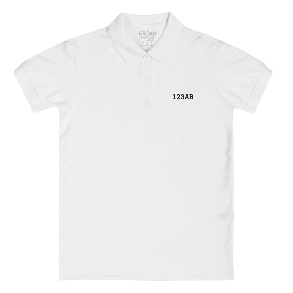 Embroidered Polo Shirt - Tail Numbers