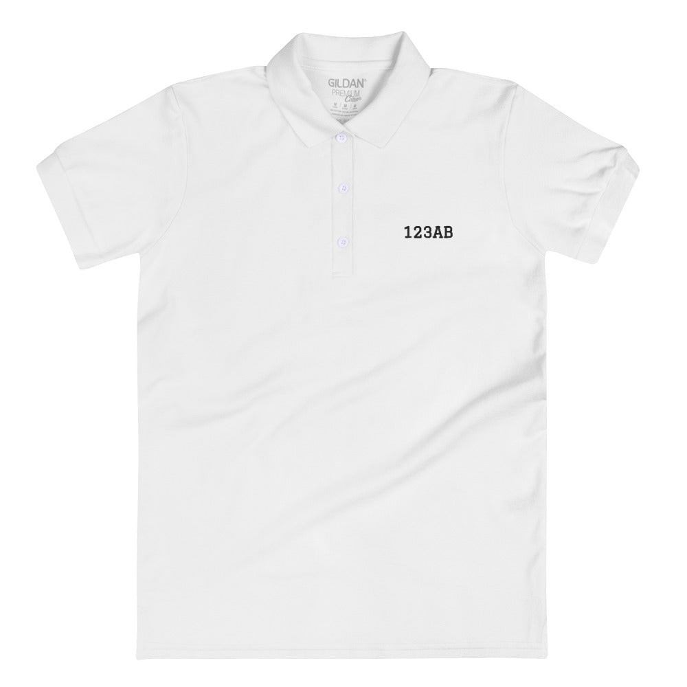 Embroidered Polo Shirt - Tail Numbers