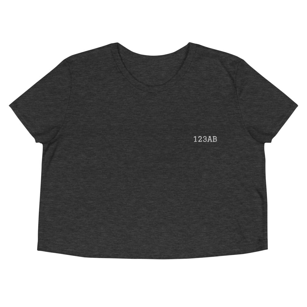 Crop Tee - Tail Numbers