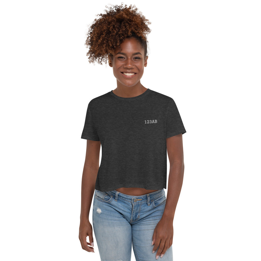 Crop Tee - Tail Numbers
