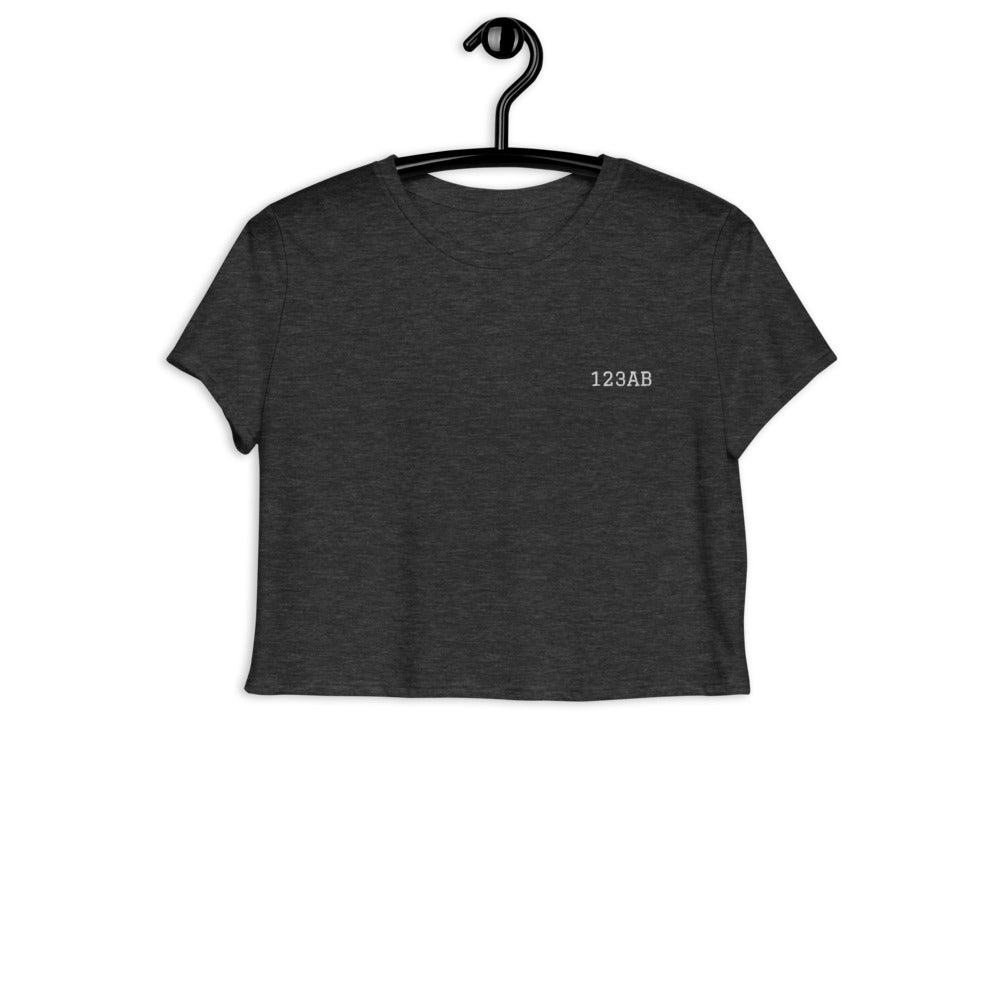 Crop Tee - Tail Numbers