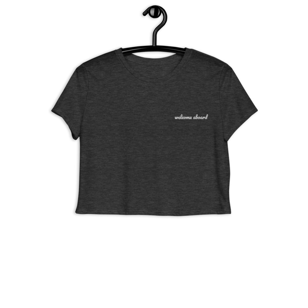 Crop Tee - Welcome Aboard