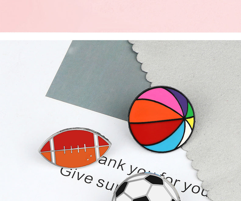 Sport Enamel Pin - Beach Ball