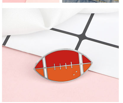 Sport Enamel Pin - Rugby