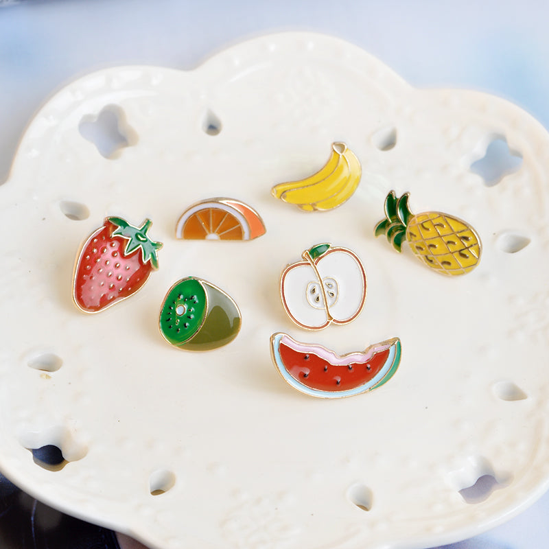 Fruit Enamel Pin - Strawberry