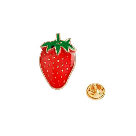 Fruit Enamel Pin - Strawberry