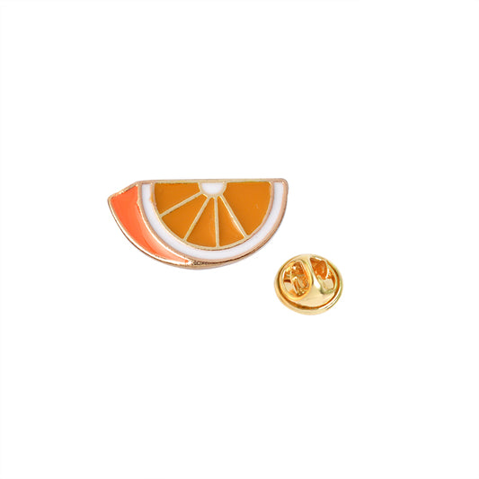 Fruit Enamel Pin - Orange