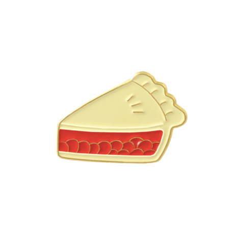 Food Enamel Pin - Cake