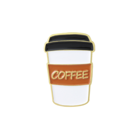 Food Enamel Pin - Coffee
