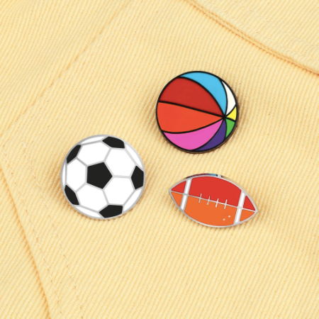 Sport Enamel Pin - Football