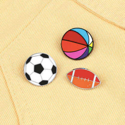 Sport Enamel Pin - Beach Ball