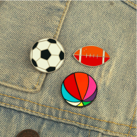 Sport Enamel Pin - Beach Ball