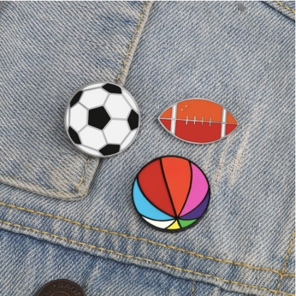 Sport Enamel Pin - Beach Ball