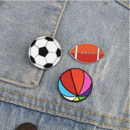 Sport Enamel Pin - Rugby