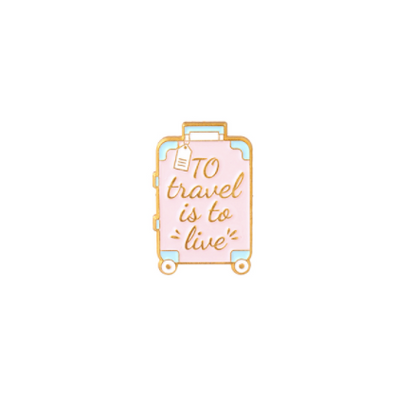 Travel Enamel Pin - Suitcase