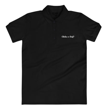 Embroidered Polo Shirt - Chicken Or Beef?