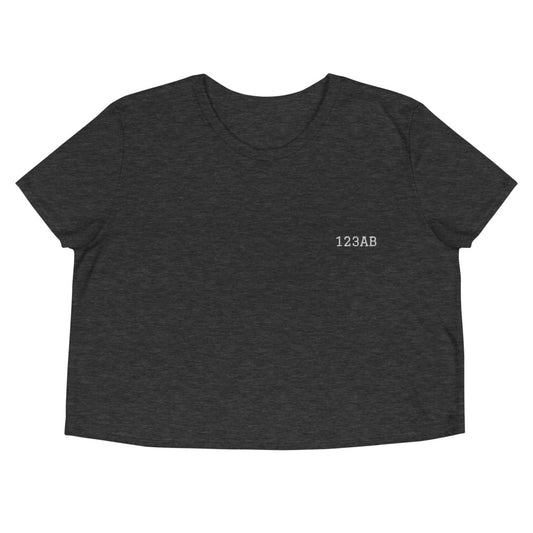 Crop Tee - Tail Numbers