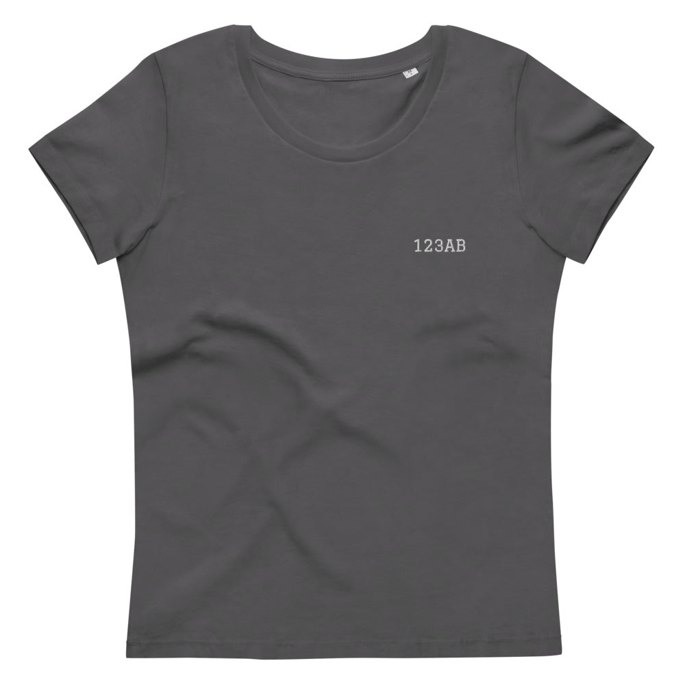 Women's fitted eco tee - Tail Numbers