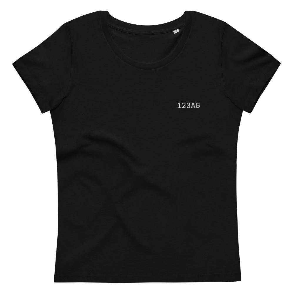 Women's fitted eco tee - Tail Numbers