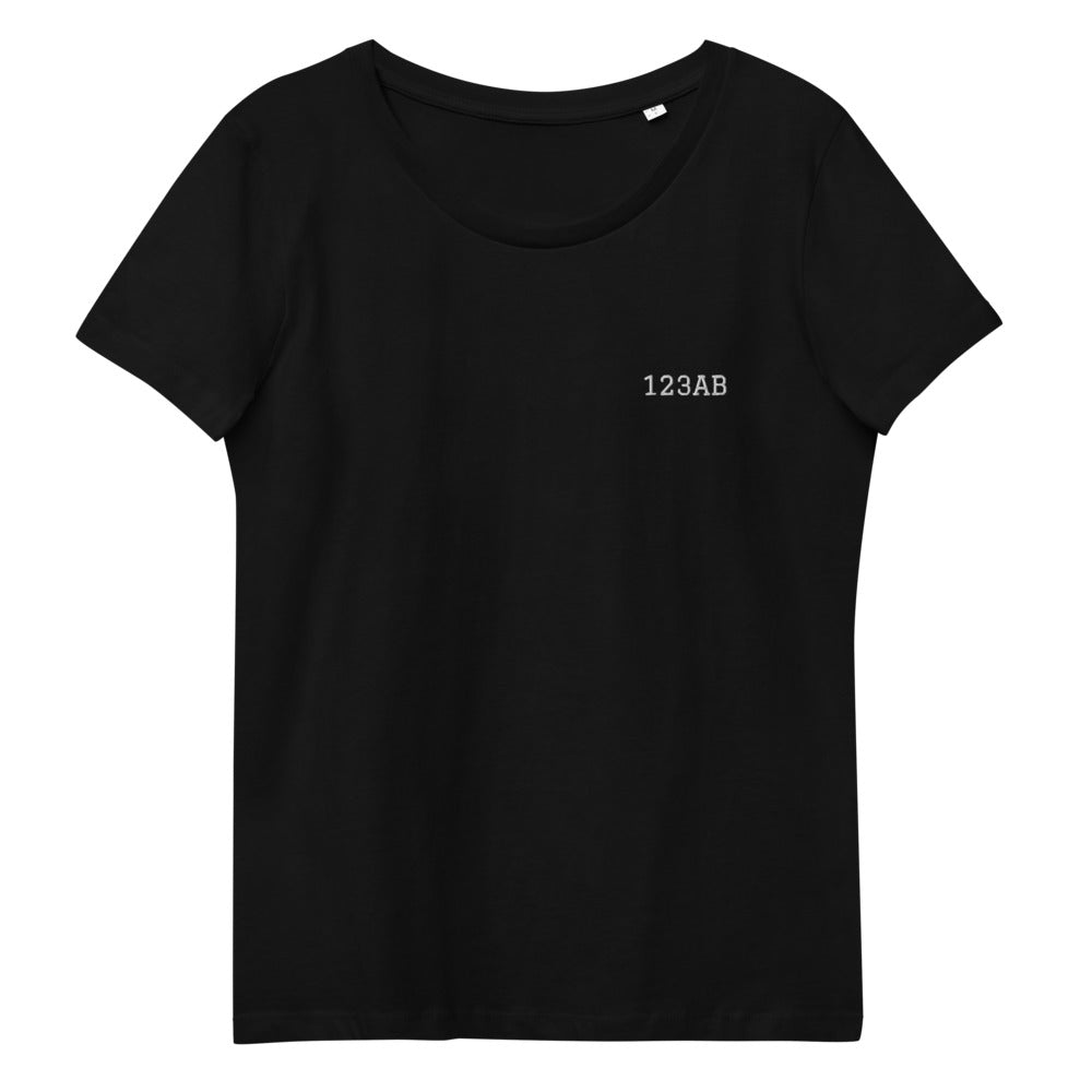 Women's fitted eco tee - Tail Numbers