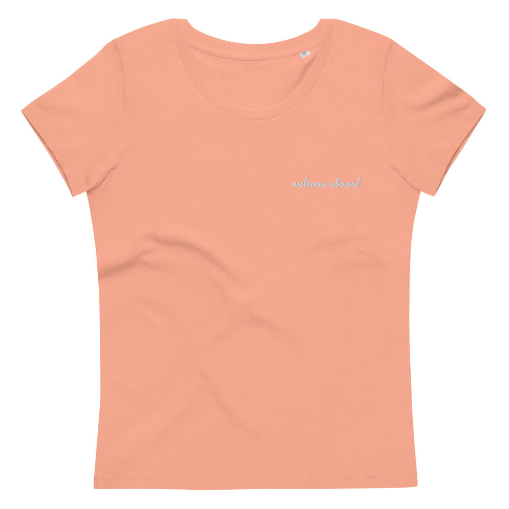 Women's fitted eco tee - Welcome Aboard