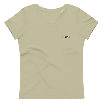 Women's fitted eco tee - Tail Numbers