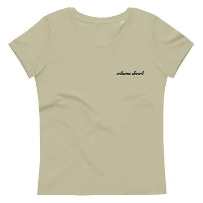 Women's fitted eco tee - Welcome Aboard